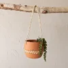 Hanging Planter Terracotta, Cane & Jute By Foreside Home & Garden -Eco Haven Store GUEST 0138cc27 caa3 4164 8709 8bb8551c68cf