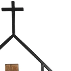 Cross & Steeple Wall Art Metal & Wood - Foreside Home & Garden -Eco Haven Store GUEST 016c0a1e 38da 4b2f 91b7 10db14ced16d
