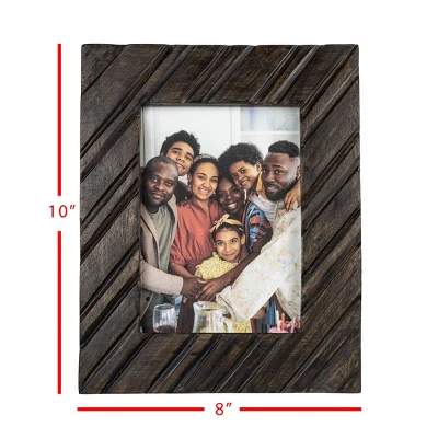 Carved Diagonal 5X7 Wood Photo Frame - Foreside Home & Garden 8 Carved Diagonal 5X7 Wood Photo Frame - Foreside Home & Garden - Image 6