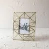 5X7 Inch Geo Picture Frame Brass Metal & Glass By Foreside Home & Garden 1 5X7 Inch Geo Picture Frame Brass Metal & Glass By Foreside Home & Garden -Eco Haven Store GUEST 04669d17 e301 4294 ae4c cfca42359a13