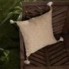 Yellow & White 18X18 Hand Woven Filled Outdoor Pillow - Foreside Home & Garden 2 Yellow & White 18X18 Hand Woven Filled Outdoor Pillow - Foreside Home & Garden -Eco Haven Store GUEST 0490e108 6a4f 4f99 82d2 cf0492c8d0c7