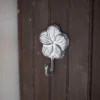 Five Petal Flower Wall Hook Cast Iron - Foreside Home & Garden -Eco Haven Store GUEST 06ea131f 8aa8 42a8 ad70 8b7d6b167323