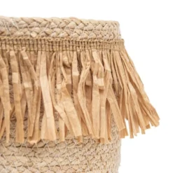 Set Of 2 Natural Woven Natural Seagrass & Faux Raffia Basket - Foreside Home & Garden -Eco Haven Store GUEST 09097f9e e734 418f 9c7f de2d3e08f88e