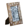 White Flower Pattern 4x6 Inch Wood Decorative Picture Frame - Foreside Home & Garden -Eco Haven Store GUEST 0a5d5f5b c4ee 43cc a097 392d17f1d814