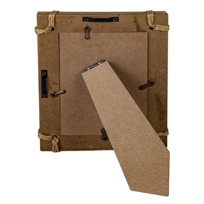 Jute Corners 4X6 Photo Frame Natural Wood, MDF, Jute & Glass - Foreside Home & Garden 6 Jute Corners 4X6 Photo Frame Natural Wood, MDF, Jute & Glass - Foreside Home & Garden - Image 4