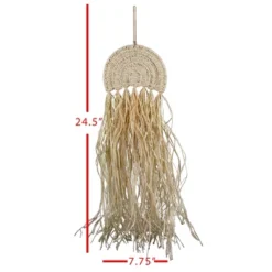 Harmony Arch Hanging Accent Seagrass & Raffia - Foreside Home & Garden 9 Harmony Arch Hanging Accent Seagrass & Raffia - Foreside Home & Garden -Eco Haven Store GUEST 0bc32b9c 389e 4891 add7 ac8ebc2949b8