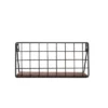 Small Black Wire Metal And Wood Hanging Wall Shelf - Foreside Home & Garden -Eco Haven Store GUEST 0c932c41 0270 4812 8d42 460c483fbeb7
