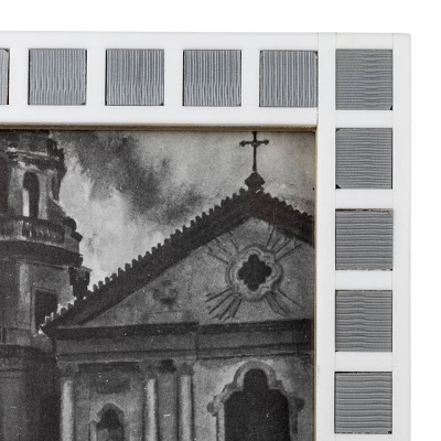 Tiled 5X7 Photo Frame Gray Acrylic, MDF & Glass - Foreside Home & Garden 6 Tiled 5X7 Photo Frame Gray Acrylic, MDF & Glass - Foreside Home & Garden - Image 4