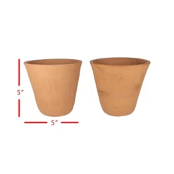 Set Of 2 Small Terracotta Planters - Foreside Home & Garden -Eco Haven Store GUEST 10490bfa 64d8 4913 b37e 74f08ac2111f