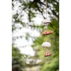 White Floral And Natural Terracotta Hanging Chime - Foreside Home & Garden 11 White Floral And Natural Terracotta Hanging Chime - Foreside Home & Garden -Eco Haven Store GUEST 10644d59 1848 4b82 951f c9b37664de72