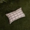Taupe Plaid 14X22 Hand Woven Filled Outdoor Pillow - Foreside Home & Garden -Eco Haven Store GUEST 118a3aa3 cc6f 4866 a265 40fd3d24b1d4