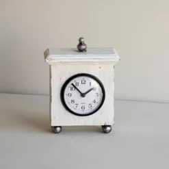 Square White Wood & Plexiglass Tabletop Clock - Foreside Home & Garden 17 Square White Wood & Plexiglass Tabletop Clock - Foreside Home & Garden -Eco Haven Store GUEST 118c68f7 a821 49d7 93e6 3a8b458fde14