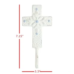 Cross Cast Iron Wall Hook - Foreside Home & Garden -Eco Haven Store GUEST 11e2a70d 4518 4335 a7e5 d8cb9a0dd3d0