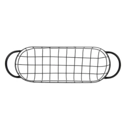 Oblong Black Metal Basket - Foreside Home & Garden -Eco Haven Store GUEST 12c71218 e512 409b b319 0b7c32cd2c21