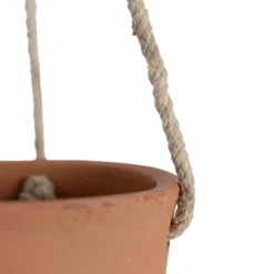 Hanging Planter Terracotta & Cotton By Foreside Home & Garden -Eco Haven Store GUEST 16a9d928 de8f 46ae afa4 75b67d42a2af