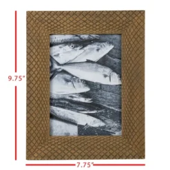 Crocodile Pattern 5X7 Photo Frame Natural Wood, MDF & Glass - Foreside Home & Garden 13 Crocodile Pattern 5X7 Photo Frame Natural Wood, MDF & Glass - Foreside Home & Garden -Eco Haven Store GUEST 18157c3a beb2 4df6 85c5 8b12045cfa3d