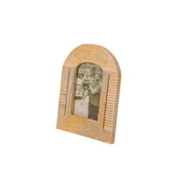4x6 Inch Arched Picture Frame Mango Wood, MDF, Rattan, Metal & Glass By Foreside Home & Garden 14 4x6 Inch Arched Picture Frame Mango Wood, MDF, Rattan, Metal & Glass By Foreside Home & Garden -Eco Haven Store GUEST 18172dcf 6c5c 40c6 857e 9a8ce9d67811