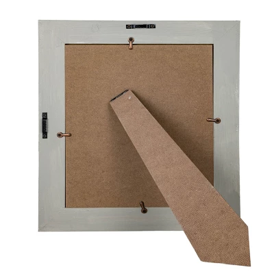 Distressed 8X10 Photo Frame Gray Wood, MDF & Glass - Foreside Home & Garden 5 Distressed 8X10 Photo Frame Gray Wood, MDF & Glass - Foreside Home & Garden - Image 3