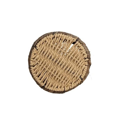 Woven Wine Bottle Holder Seagrass & Metal By Foreside Home & Garden 7 Woven Wine Bottle Holder Seagrass & Metal By Foreside Home & Garden - Image 5