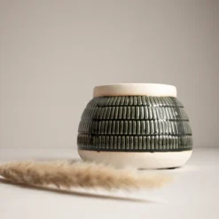 Wide Green Stoneware Planter - Foreside Home & Garden 9 Wide Green Stoneware Planter - Foreside Home & Garden -Eco Haven Store GUEST 1c80246f 971e 44a5 a950 72d290a45c46