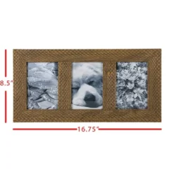 Crocodile Pattern 4X6 Three Photo Frame Natural Wood, MDF & Glass - Foreside Home & Garden 13 Crocodile Pattern 4X6 Three Photo Frame Natural Wood, MDF & Glass - Foreside Home & Garden -Eco Haven Store GUEST 1cd3bfdc a4fd 4942 bef0 0722dc3c84e6