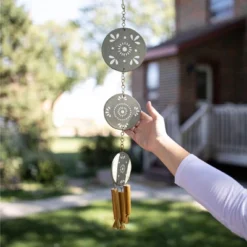 Gray Terracotta & Metal Wall Hanging - Foreside Home & Garden 13 Gray Terracotta & Metal Wall Hanging - Foreside Home & Garden -Eco Haven Store GUEST 1d212493 75ae 4a7f 98d8 ef3a7af806f2