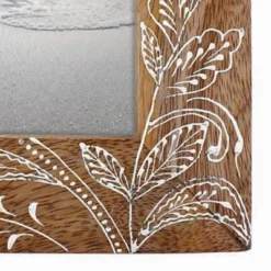 Natural Wood 4 X 6 Inch Floral Pattern Decorative Wood Picture Frame - Foreside Home & Garden 7 Natural Wood 4 X 6 Inch Floral Pattern Decorative Wood Picture Frame - Foreside Home & Garden -Eco Haven Store GUEST 20822f90 abc6 4745 ad20 a38027041fa2