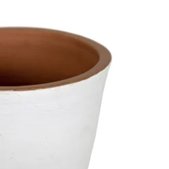Footed Planter White Terracotta By Foreside Home & Garden -Eco Haven Store GUEST 223baa35 13aa 4066 bb34 05cf3b1df8c6