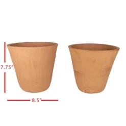 Set Of 2 Large Terracotta Planters - Foreside Home & Garden 9 Set Of 2 Large Terracotta Planters - Foreside Home & Garden -Eco Haven Store GUEST 25918c5a 3c22 462a b274 54ff705025cf