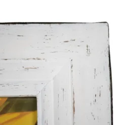 Antiqued Brushed White 4x6 Inch Wood Decorative Picture Frame - Foreside Home & Garden -Eco Haven Store GUEST 26b23e2f ce05 44d0 9c2c d426751b8e54