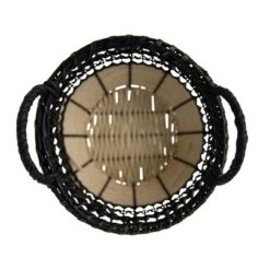Natural Woven Black Rattan, Rope & Metal Basket - Foreside Home & Garden 13 Natural Woven Black Rattan, Rope & Metal Basket - Foreside Home & Garden -Eco Haven Store GUEST 28ac8ae6 deef 40ee ab82 1e4a5a1cb22e