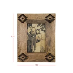 4X6 Inch Southwest Pattern Picture Frame Wood, MDF & Glass By Foreside Home & Garden 11 4X6 Inch Southwest Pattern Picture Frame Wood, MDF & Glass By Foreside Home & Garden -Eco Haven Store GUEST 29abc3c7 0a97 4f83 9392 d6392208b930