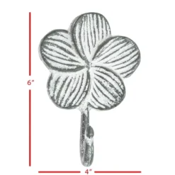 Five Petal Flower Wall Hook Cast Iron - Foreside Home & Garden -Eco Haven Store GUEST 2ebad93a 64b4 446e 95ac e1d2a24c7c21