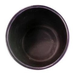 Blue Diamond Burst Pattern Glazed Ceramic Planter - Foreside Home & Garden