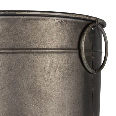 Set Of 2 Cylinder Baskets Bronze Metal - Foreside Home & Garden 4 Set Of 2 Cylinder Baskets Bronze Metal - Foreside Home & Garden - Image 2