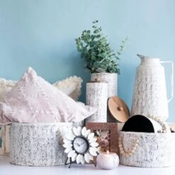 Distressed White Metal Flower Battery Operated Table Clock - Foreside Home & Garden 9 Distressed White Metal Flower Battery Operated Table Clock - Foreside Home & Garden -Eco Haven Store GUEST 356c2a85 3534 4f54 b445 dc449f52eece