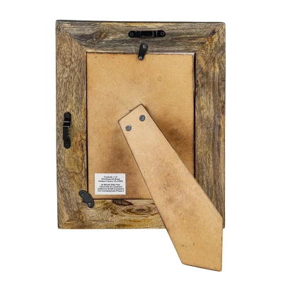 Carved Diagonal 5X7 Wood Photo Frame - Foreside Home & Garden 5 Carved Diagonal 5X7 Wood Photo Frame - Foreside Home & Garden - Image 3