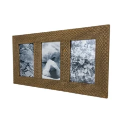 Crocodile Pattern 4X6 Three Photo Frame Natural Wood, MDF & Glass - Foreside Home & Garden 12 Crocodile Pattern 4X6 Three Photo Frame Natural Wood, MDF & Glass - Foreside Home & Garden -Eco Haven Store GUEST 367f460b b97f 40e2 9949 fa9781e329fd