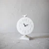 Bird Tabletop Clock White Metal - Foreside Home & Garden -Eco Haven Store GUEST 3bdd1a43 96fd 46e4 a2e7 4717a9f1f2d3
