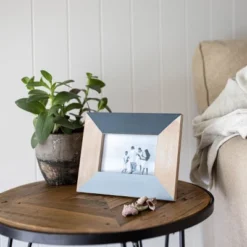 4x6 Inches Blue Wood & Glass Photo Frame - Foreside Home & Garden 13 4x6 Inches Blue Wood & Glass Photo Frame - Foreside Home & Garden -Eco Haven Store GUEST 3ce2c620 b461 4e8a 931c 9c1eb6f3add6