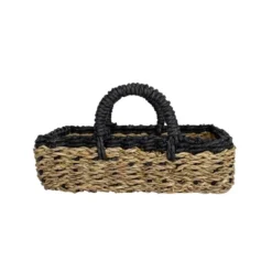 Black Trim Woven Seagrass & Rope Tray By Foreside Home & Garden 12 Black Trim Woven Seagrass & Rope Tray By Foreside Home & Garden -Eco Haven Store GUEST 3d40cf6f 1512 49d6 a473 6c1e325093a6