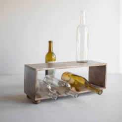Natural Wood Wine Bottle Holder - Foreside Home & Garden 13 Natural Wood Wine Bottle Holder - Foreside Home & Garden -Eco Haven Store GUEST 3f202275 5cb0 4116 9bc5 a3eaff2f3db2