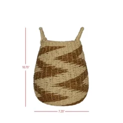 Brown Basket Woven Rope By Foreside Home & Garden -Eco Haven Store GUEST 42841cbd 8316 440b 935e 6e25bc0413dd