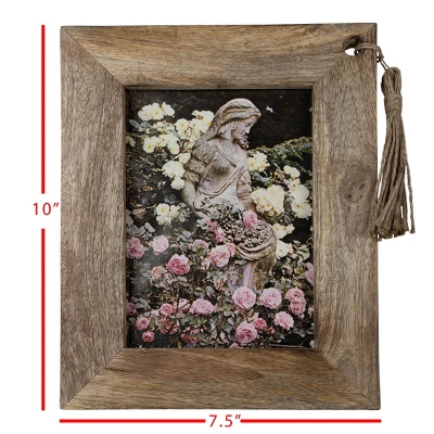 Tasseled 5X7 Wood Photo Frame - Foreside Home & Garden 8 Tasseled 5X7 Wood Photo Frame - Foreside Home & Garden - Image 6