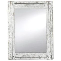 Rectangle Distressed Wood Frame Wall Mirror - Foreside Home & Garden -Eco Haven Store GUEST 47052af7 0517 4845 8160 e0b6e2a3d16d