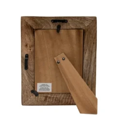 5x7 Inches Brass Wood & Glass Photo Frame - Foreside Home & Garden -Eco Haven Store GUEST 4a639750 5500 49f3 a314 055e5b35e31f