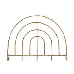 5 Hook Metal Wall Hanger By Foreside Home & Garden -Eco Haven Store GUEST 5066420e 5c97 4f3e 9f6d f3f6fc54246a