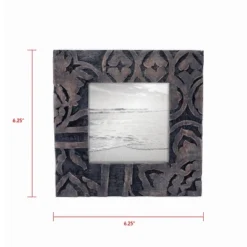 Dark Wood 4 X 4 Inch Carved Wood Picture Frame - Foreside Home & Garden 9 Dark Wood 4 X 4 Inch Carved Wood Picture Frame - Foreside Home & Garden -Eco Haven Store GUEST 554ad38f 469a 4dbb bc72 211f3badff3d