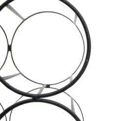 Black Metal Wine Bottle Holder - Foreside Home & Garden -Eco Haven Store GUEST 5f15f3e0 12d0 40cb b36d 1bb4c0539663