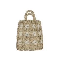 6.75 Inch Basket White Seagrass & Rope By Foreside Home & Garden -Eco Haven Store GUEST 5f25ff38 7ec4 4ece 9162 50f8796f7b83